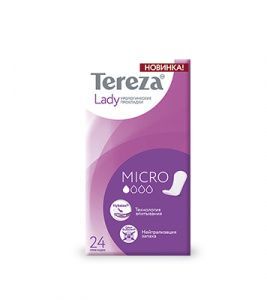 Прокладки уролог.TerezaLady micro №24