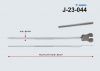 Зонд хирург. желобоватый 170 мм (Пакистан, J-23-044)