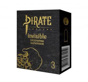 Презервативы натурал латекс Pirate ультратонк №3