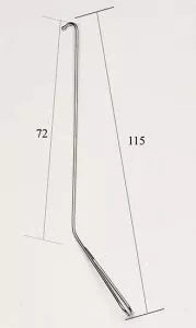 Крючок для извлечения инородных тел из носа, длиной 115мм